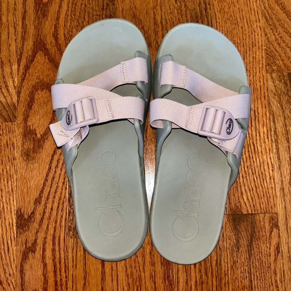 Lavender Chaco slides